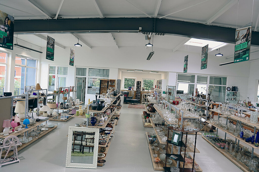 Einblick in das ZAK Kaufhaus in Kempten