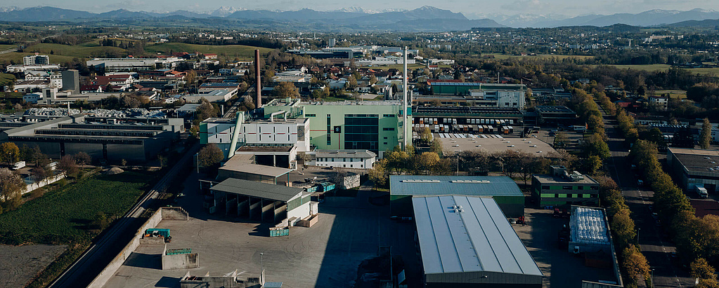 Panorama vom ZAK Müllheizkraftwerk Kempten