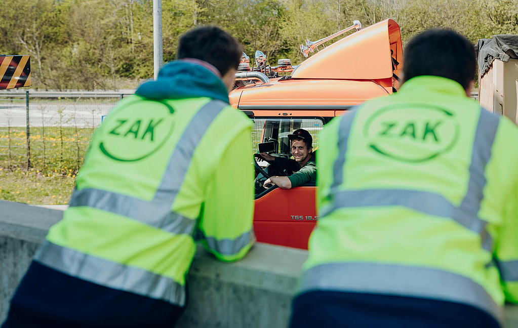 Unterhaltung zwischen ZAK Mitarbeitern