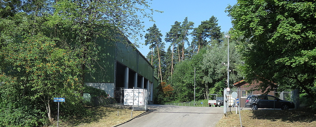 Einfahrt zur Müllumladestation in Lindau